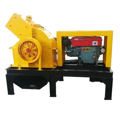 40Cr Material Cabeças de martelo Pequeno Mini Motor Diesel Moinho de martelo para trituração hardcore