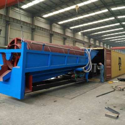 Máquina de filtragem de tambores de ouro MSW para filtragem de ouro de areia aluviais de grande capacidade