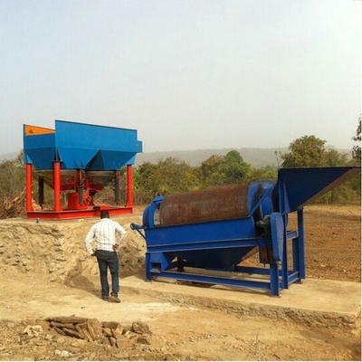 Mini Tromel Mineração de ouro portátil Trommel Estação de lavagem de tela com alta capacidade