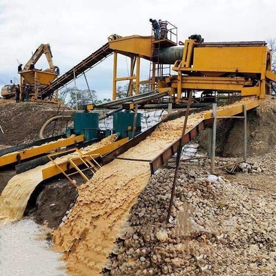 Venda Popular Mineração de Ouro Melhor Caixa Sluice de Ouro Para 1000 * 6000mm Tamanho