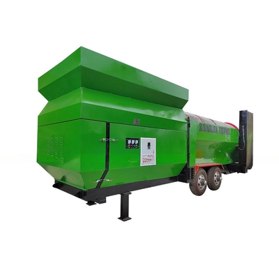 6200 KG Capacidade Rotary Drum Trommel Screen para Máquina de Compostamento de Solo Circular Vibrado