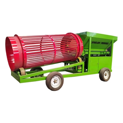 2022 Design Firewood Mobile Trommel Screen com e tamanho de descarga personalizável