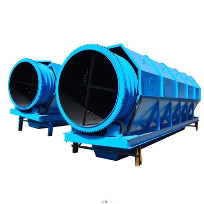 Máquina de triagem de lixo azul para triagem eficiente de resíduos recicláveis e misturados