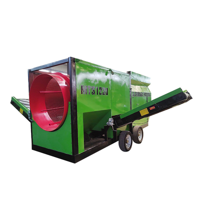 220-420V Voltagem Rotativa Compost Trommel Screen Separator para Compostagem de Alta Capacidade