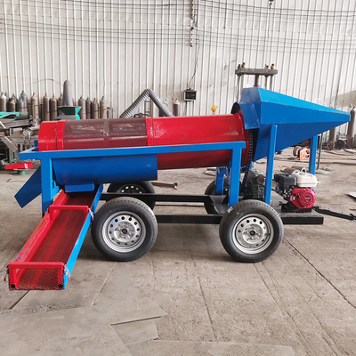 Equipamento de triagem de tambor móvel pequeno Mineração de ouro Trommel Screen com competitivo