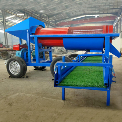 380V/415V/440V Pequeno tambor móvel de mineração de ouro para filtragem de minério de menos de 300 mm