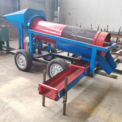 380V/415V/440V Pequeno tambor móvel de mineração de ouro para filtragem de minério de menos de 300 mm