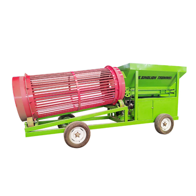 Ecrã de tambor de lenha com 50-500 toneladas por hora Capacidade e 3-45KW de potência