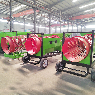 Ecrã de tambor de lenha com 50-500 toneladas por hora Capacidade e 3-45KW de potência
