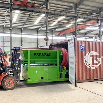 1790 KG Heavy Duty Firewood Screen para fácil seleção móvel de chips de madeira Firewood Trommel Screen