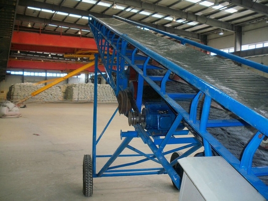 Cinturão transportador industrial de PVC pequeno para construção 100 kg Peso e tamanho personalizável