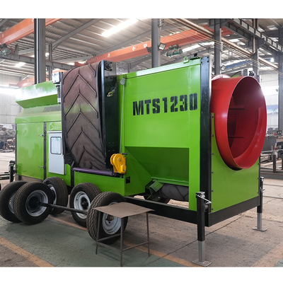 380V/415V/440V Voltagem Rotativa Compost Screen Trommel Screen para eliminação de resíduos sólidos