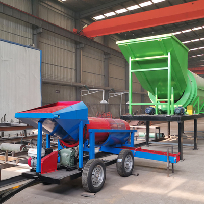 Garantia De Pequena Capacidade De Mineração De Ouro Trommel Screen Para Equipamento Móvel Lavar