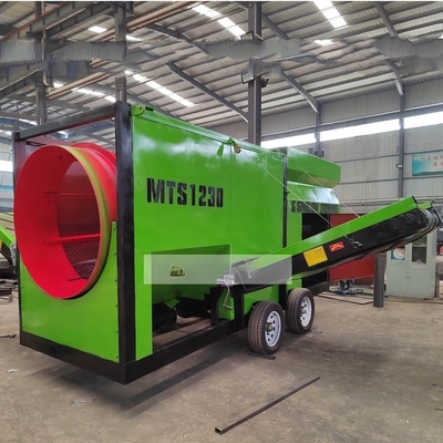 Ecrã de trompas de composto móvel com tensão de 110V-440V e tamanho de 5600x2015x2010mm