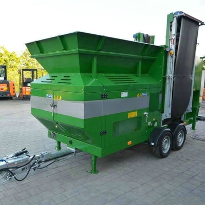MTS0818 MTS1022 MTS1230 MTS1550 Ecrã rotativo portátil de compostagem para filtragem