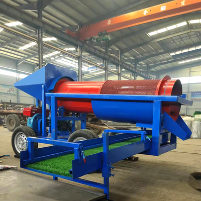 Equipamento de mineração de ouro aluvial Trommel Screen com fornecimento de peças de reposição ao longo da vida