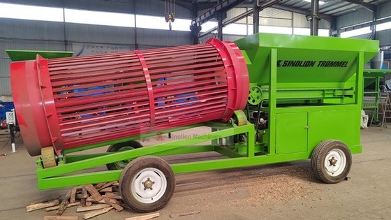 Ecrã de tambor de madeira agora transformado com Circular Wood Chips Rotary Drum Screen
