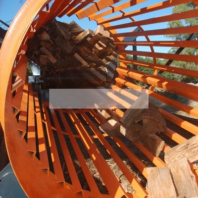 1-200 toneladas por hora Capacidade Tipo rotativo Fragmentos de madeira Lixo Madeira de fogão Trommel Screen