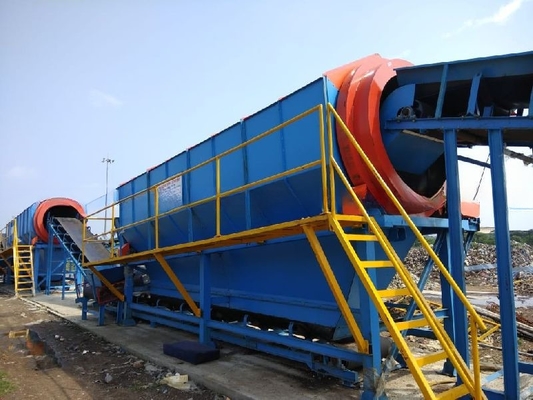 Máquina de revestimento rotativo para reciclagem de resíduos