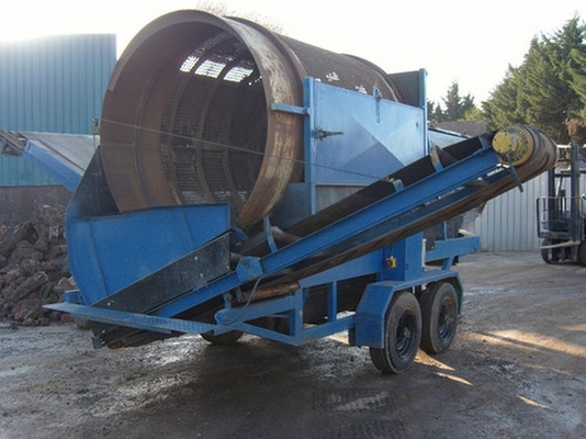 Máquina de revestimento rotativo para reciclagem de resíduos