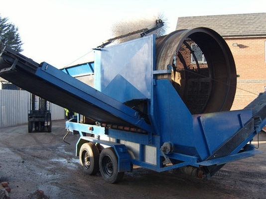 Máquina de revestimento rotativo para reciclagem de resíduos