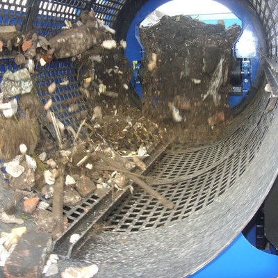 Máquina de revestimento rotativo para reciclagem de resíduos