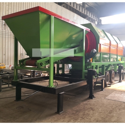 Instalação de mineração de energia Vibração manual Compost Filtro giratório para triagem