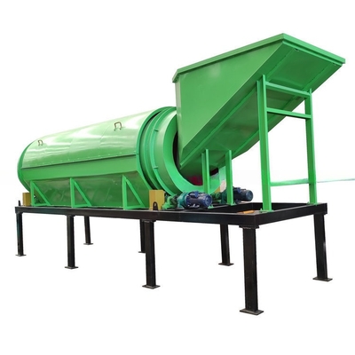 Ecrã de tambor de 2200 kg de fio de aço tecido para instalação de triagem de madeira e serragem