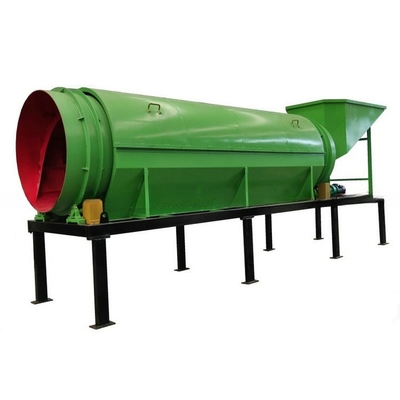 Ecrã de tambor de 2200 kg de fio de aço tecido para instalação de triagem de madeira e serragem