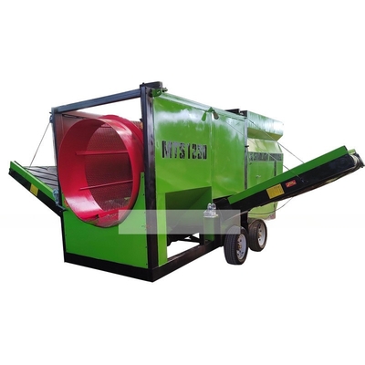 Máquina de peneira de composto móvel de alta capacidade com transportador de correia na Austrália
