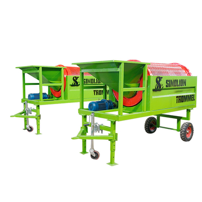 380V/415V/440V Mini Placa de aço Punching Material de triagem de composto Mobile Trommel Screen