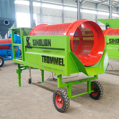 380V/415V/440V Mini Placa de aço Punching Material de triagem de composto Mobile Trommel Screen