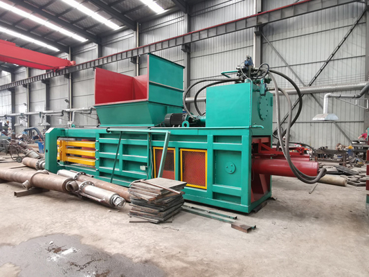 35000 KG Mineração de energia Prensa hidráulica horizontal para soluções de eliminação de resíduos