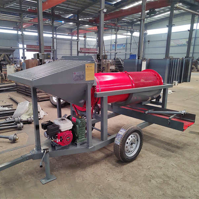 5 a 10 t/h Voltagem 220V/380V Lavadora de minas de ouro