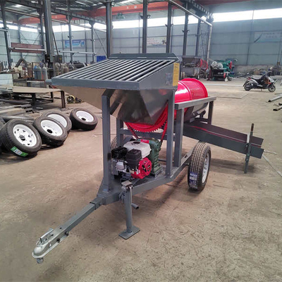 5 a 10 t/h Voltagem 220V/380V Lavadora de minas de ouro