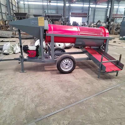 5 a 10 t/h Voltagem 220V/380V Lavadora de minas de ouro