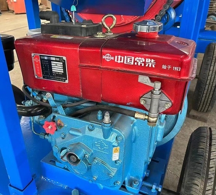 Dimensão máxima 100 mm Esquena de tambor rotativo móvel de mineração de ouro com motor a gasolina ou diesel