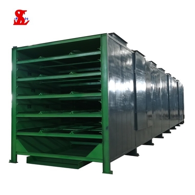 Forno de secagem industrial personalizado para linha de produção de briquete de carvão e 4 camadas
