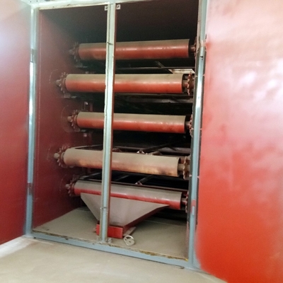 Secador de plataforma de 6 camadas Solução avançada de secagem para produção de briquetes de carvão