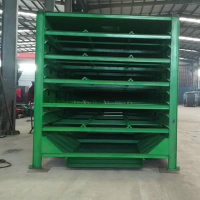 Secador de plataforma de 6 camadas Solução avançada de secagem para produção de briquetes de carvão