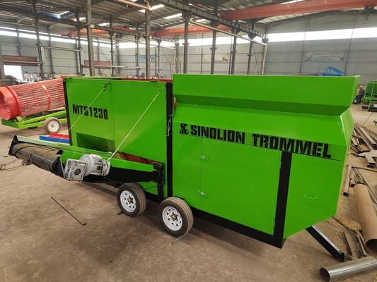 Triturador de tampo rotativo para filtragem de composto Fertilizante de minhoca de minhoca