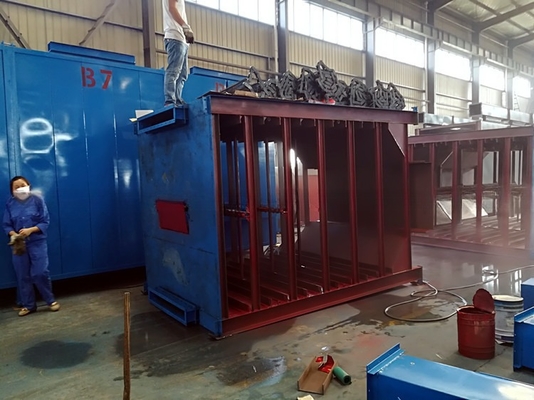 Material seco em forma de barra Briquetes de carvão Produção contínua Máquina de secar de correia de malha transportadora
