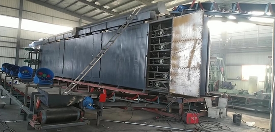 Fabricação contínua Secador de correia de malha para briquetes de carvão de carvão de coque