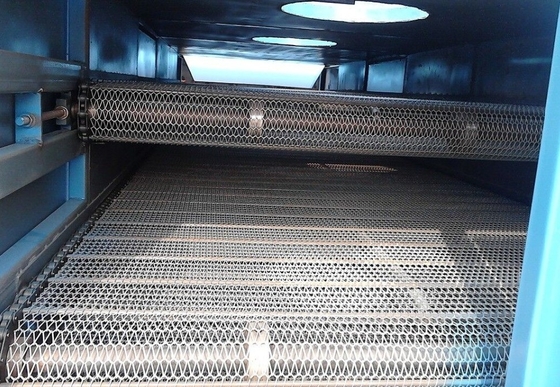 220V 380V 450V 600V Briquetes de concha de coco Máquina de secar cinto de malha Briquete Linha completa