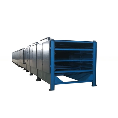 Máquina de secagem contínua de peixe de correia de malha de camadas múltiplas/unilaterais para ervas e design de alimentos