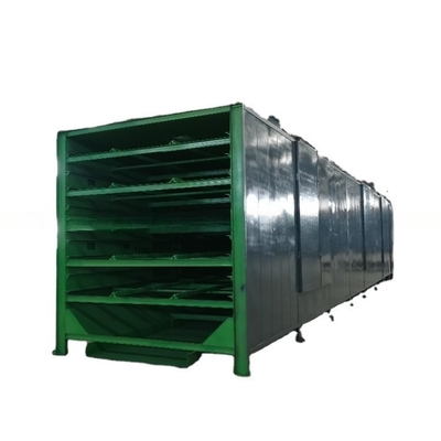 Máquina de secagem de transportadores de briquete de vegetais e carvão com correia de malha de aço carbono