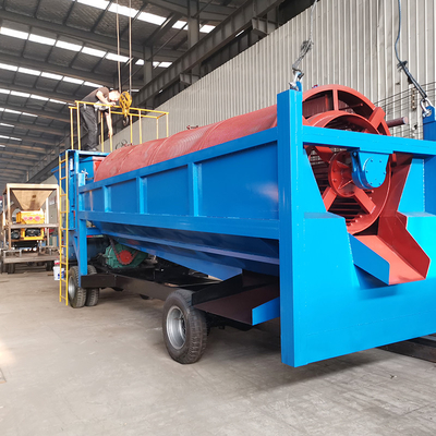 100 toneladas/h Máquina móvel de lavagem de ouro em grande escala para mineração rentável