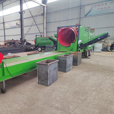 Separação de Minas Máquina de lavar de tambor móvel 2000 KG Esquena de tambor rotativo portátil