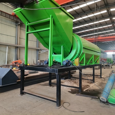 Ecrã de tambor de processamento de composto com design circular e tamanho de alimentação inferior a 300 mm