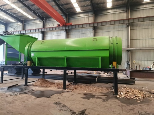 Ecrã de tambor de processamento de composto com design circular e tamanho de alimentação inferior a 300 mm